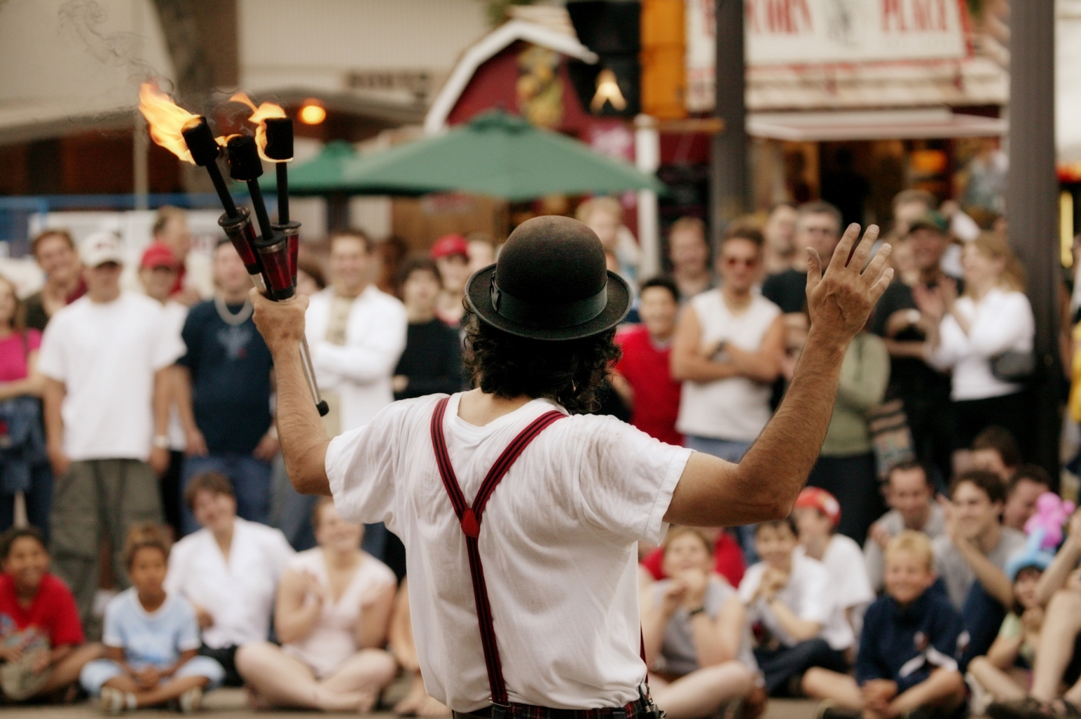 Natürlich sind beim Wir Sind Wien Festival auch Street Performer mit dabei.